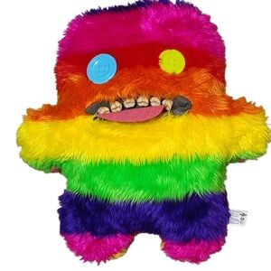 NWT 18” Fuggler Oogah Boogah Rainbow Plush Zuru Big Fugg Rainbow Monster Rare